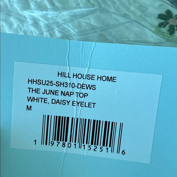 Hill House June Nap Top in White Eyelet in Medium NWT - Picture 2 of 2